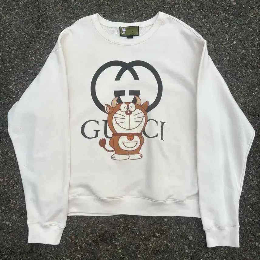 [BUNJANG] Gucci x Doraemon Collaboration Sweatshirt M / 구찌 x 도라에몽 콜라보 스웻셔츠 M