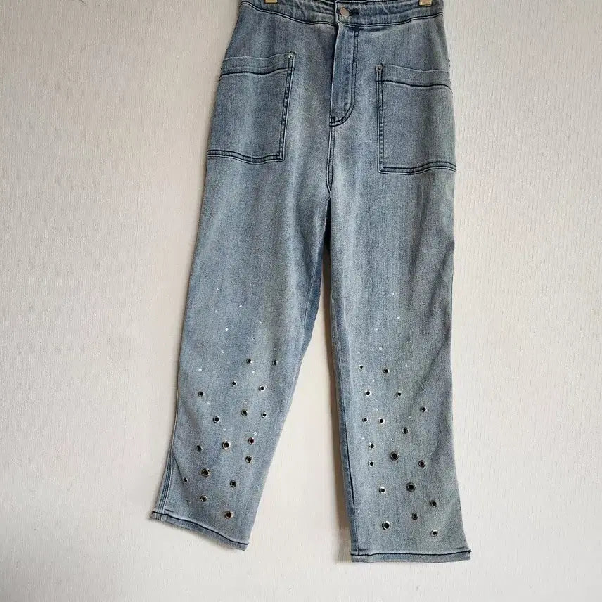 [BUNJANG] Sang Bong 2023 Stretch Waist Denim Baggy Pants / 이상봉2023데님 배기팬츠26신축성