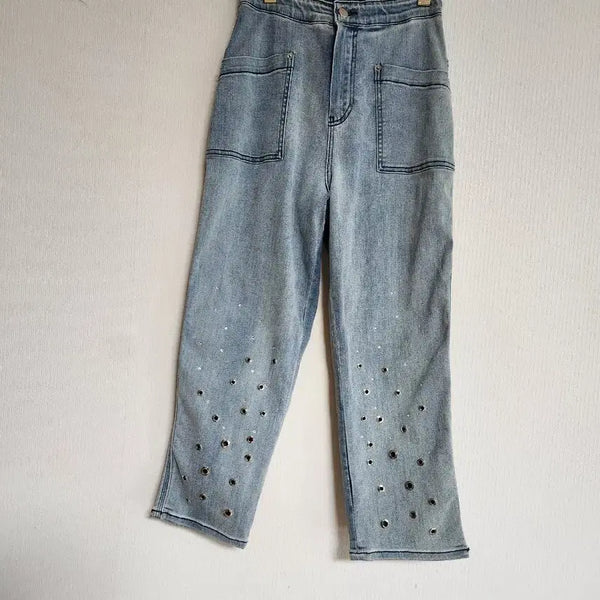 [BUNJANG] Sang Bong 2023 Stretch Waist Denim Baggy Pants / 이상봉2023데님 배기팬츠26신축성