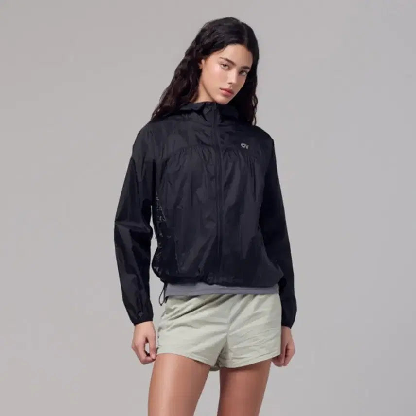 [BUNJANG] Outdoor Voices Lightweight Packable Windbreaker Black S / (새상품) 아웃도어보이스 경량 패커블 윈드브레이커 바람막이 S 블랙