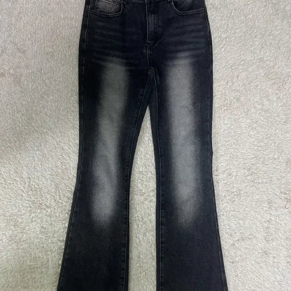 [BUNJANG] Low-Rise Bootcut Denim Jeans / 로우라이즈 부츠컷 데님 청바지