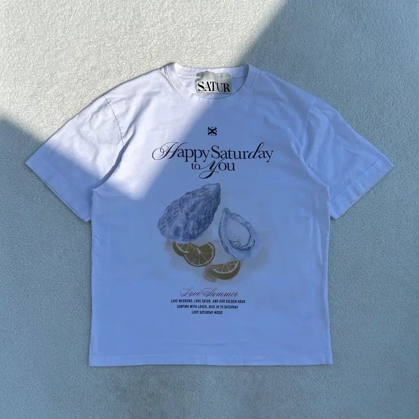 [BUNJANG] Säter Oyster Graphic T-Shirt / 세터 오이스터 그래픽 반팔티셔츠