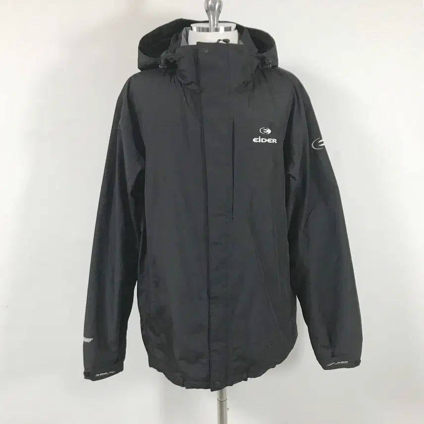 [BUNJANG] Eider Men's Black Hooded Windbreaker Jacket XL / 아이더 남성 블랙후드바람막이자켓XL호호상점