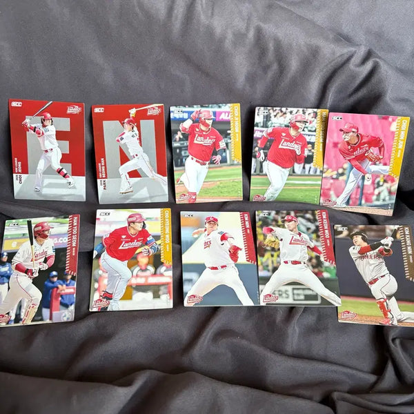 [BUNJANG] SSG Landers Baseball Cards 10-Card Bundle Set / Ssg 랜더스 야구카드 10장 세트