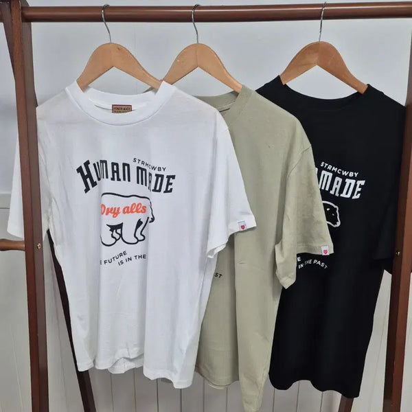 [BUNJANG] Human Made The Bear T-Shirt Unisex / 휴먼메이드 더베어 반팔티 새상품(남녀공용)
