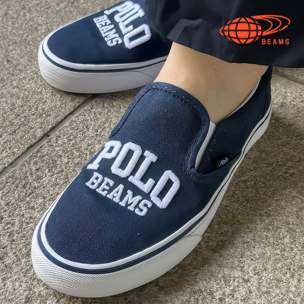 [BUNJANG] Polo Ralph Lauren x BEAMS Collaboration Canvas Slip-On Shoes / 빔즈 폴로 콜라보 슬립온 신발