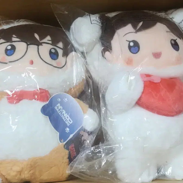 [BUNJANG] Detective Conan Conan & Ran Plush Toy Set / 명탐정코난 코난,미란 봉제인형