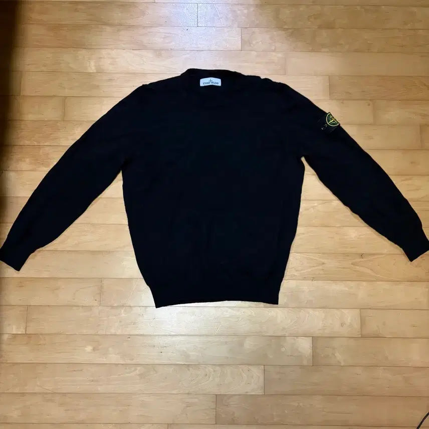 [BUNJANG] Stone Island Wool Knit L / 스톤아일랜드  울니트  블랙  L