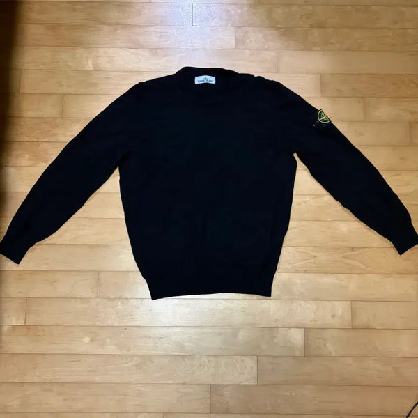 [BUNJANG] Stone Island Wool Knit L / 스톤아일랜드  울니트  블랙  L