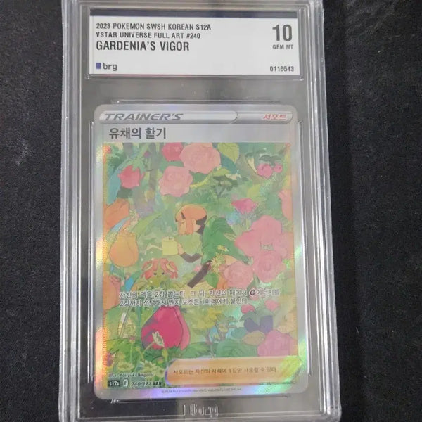 [BUNJANG] Vibrant Uche "Sar Brg 10" Pokemon Card / 유채의 활기 sar brg 10 포켓몬카드