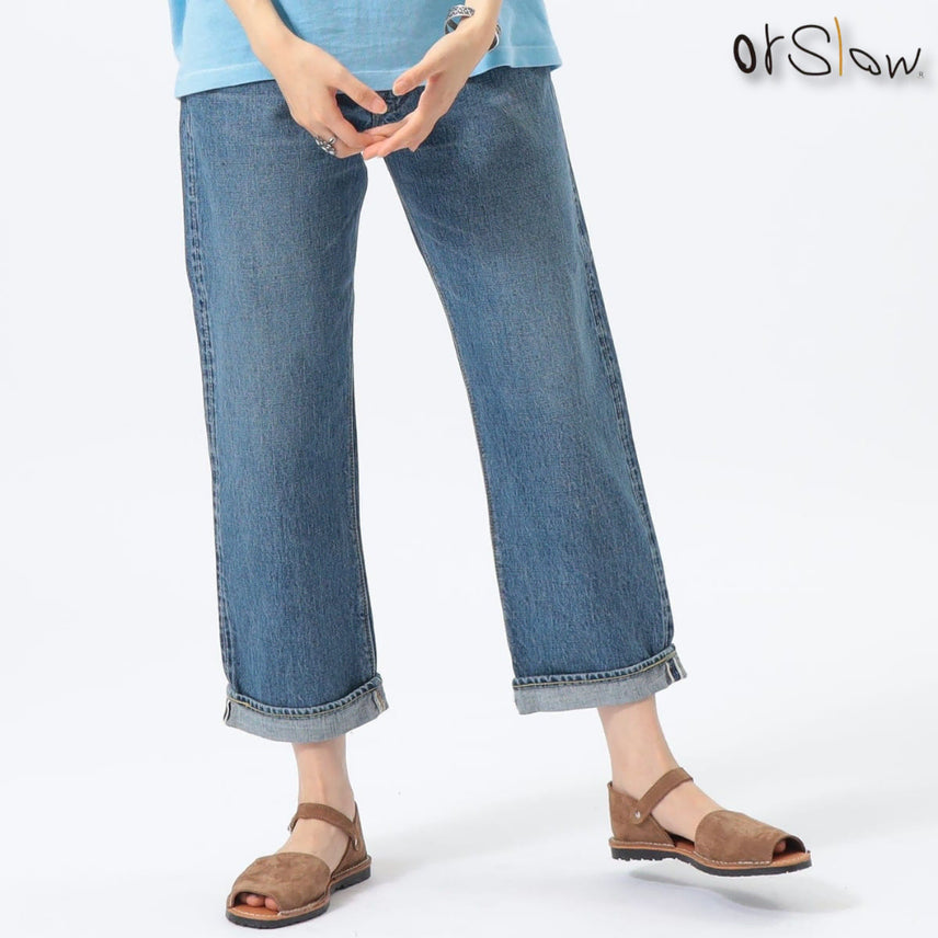 [BUNJANG] BEAMS BOY x orSlow No.8 Denim Pants Indigo / 빔즈 보이 별주 오어슬로우 No.8 데님 팬츠
