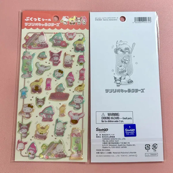 [BUNJANG] Sanrio Puffy Sticker / 산리오 볼록 폭신 스티커