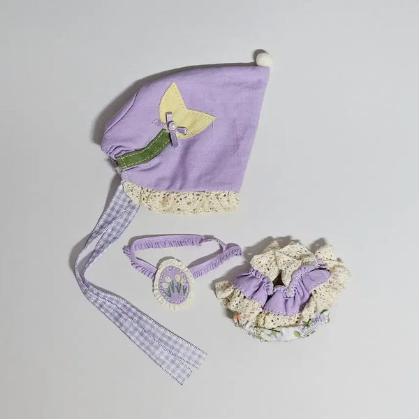 [BUNJANG] Fairy Purple 10cm Doll Clothes / 솜인형 옷장 극야북반구 요정 퍼플