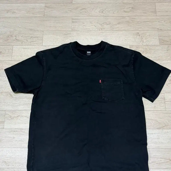 [BUNJANG] Levi's Heavyweight Pocket T-Shirt Black / (M) 리바이스 헤비웨이트 포켓 티셔츠 블랙