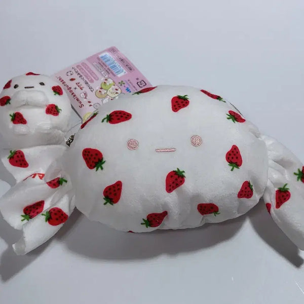 [BUNJANG] San-X Sumikko Gurashi Strawberry Milk Candy Pouch & Tenori Doll / 산엑스 스미코구라시 사쿠마 딸기 밀크캔디 파우치&테노리 인형
