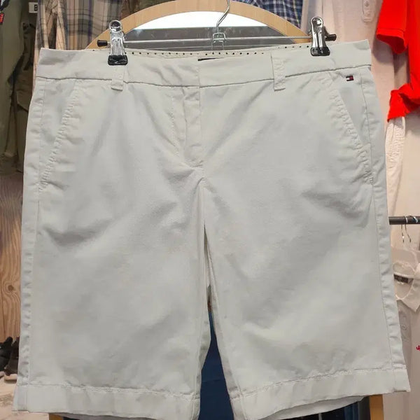 [BUNJANG] Tommy Hilfiger Women's White Cotton Shorts / 타미힐피거 여성 화이트 코튼 반바지 (67/2사이즈) 상태좋음