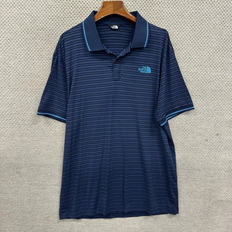 [BUNJANG] The North Face Men's Functional Short Sleeve Polo Shirt Size 105 / 노스페이스 등산 기능성 반팔카라티 105 D05574