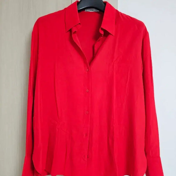 [BUNJANG] MANGO Lima Red Shirt XL / MANGO 리마 레드 셔츠