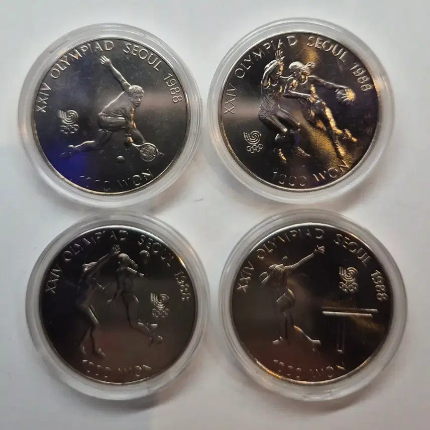 [BUNJANG] 1988 Seoul Olympics Commemorative 1000 Won Note 4-Type Set / 1988 서울 올림픽 기념 천원 4종세트