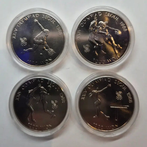 [BUNJANG] 1988 Seoul Olympics Commemorative 1000 Won Note 4-Type Set / 1988 서울 올림픽 기념 천원 4종세트