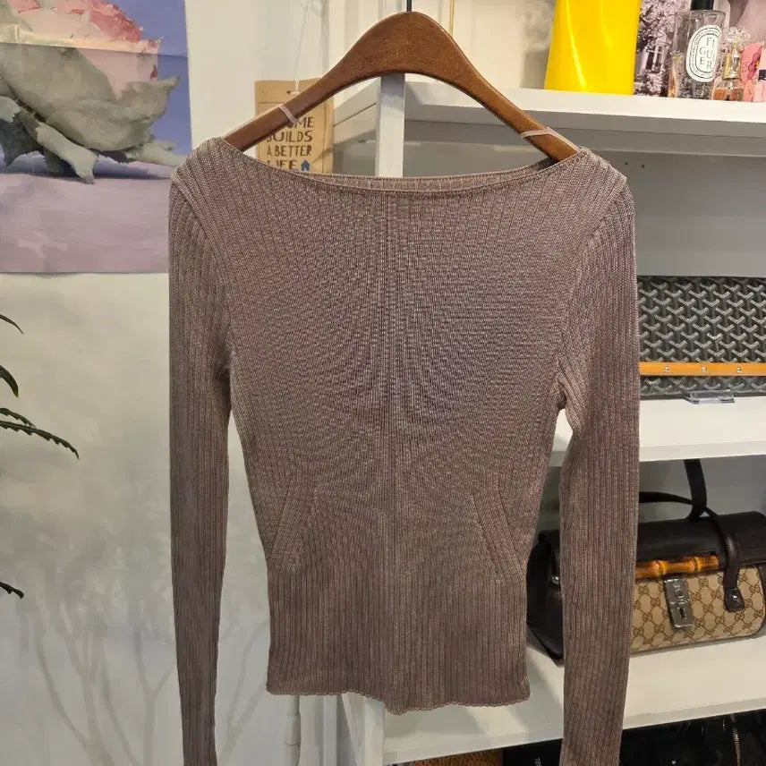 [BUNJANG] Abercrombie & Fitch Ribbed Knit Top / 아베크롬비 골지 니트티