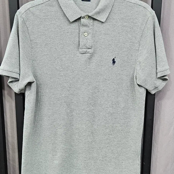 [BUNJANG] Polo Ralph Lauren Men's Slim Fit Polo Shirt Grey / 폴로 랄프 로렌 남성 슬림핏  카라티 그레이 L 95추천