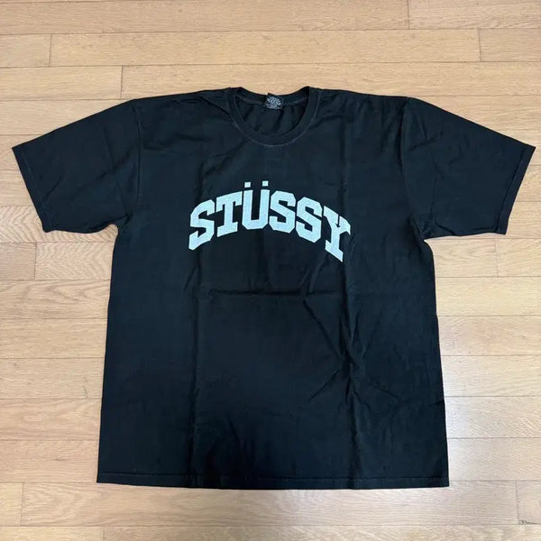 [BUNJANG] Stussy Block Sports Pigment Dyed Short Sleeve T-Shirt Black XL / [XL]stussy 스투시 블록 스포츠 피그먼트 다이드 반팔 티셔츠 블랙