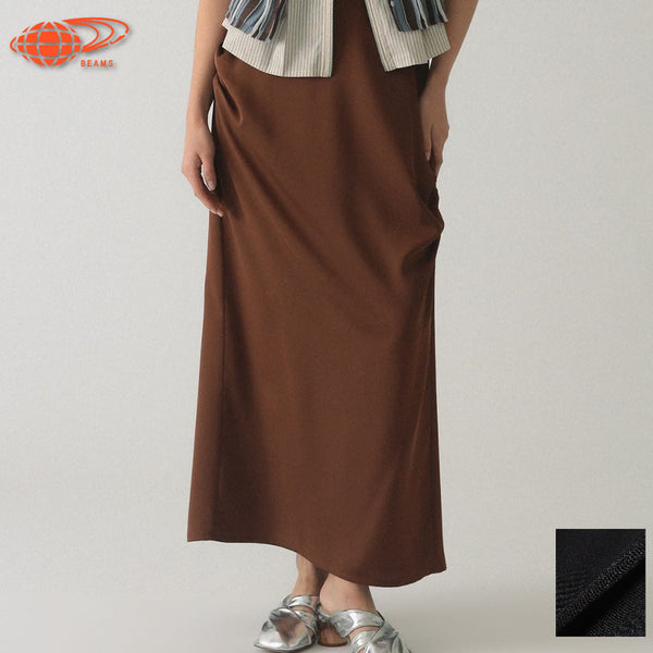 [BUNJANG] Ray BEAMS Satin Drape Skirt / 레이 빔즈 새틴 드레이프 스커트 2컬러