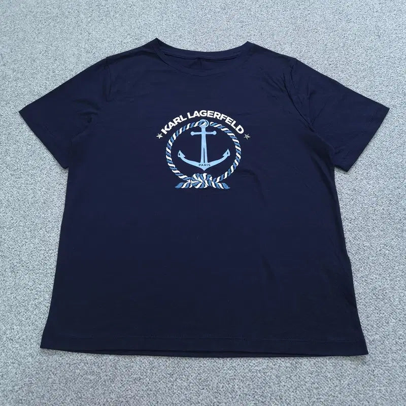 [BUNJANG] Karl Lagerfeld Short Sleeve T-Shirt / 85 (구 55) 칼라거펠트 반팔 티 | 0609B16