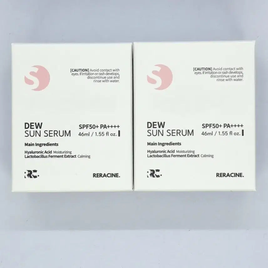 [BUNJANG] Riracin Dew Sun Serum Sun Cream Set / 1+1  리라신 듀 선 세럼 선크림