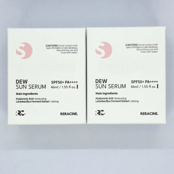 [BUNJANG] Riracin Dew Sun Serum Sun Cream Set / 1+1  리라신 듀 선 세럼 선크림