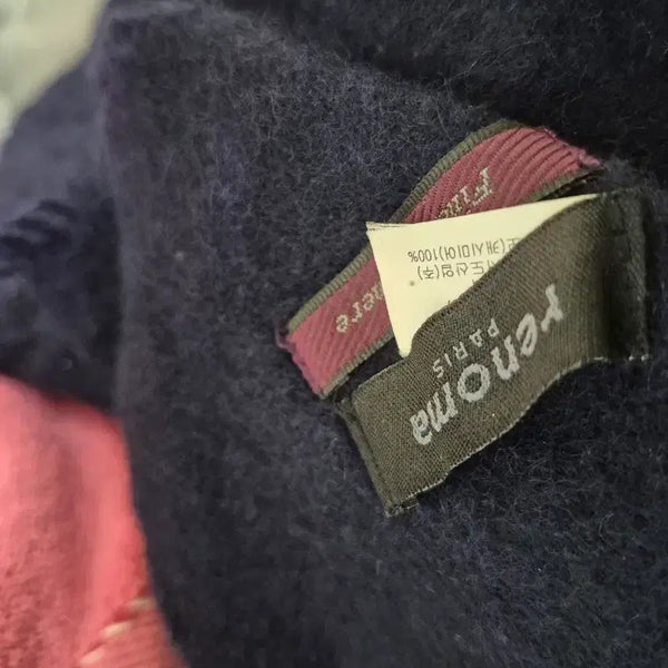 [BUNJANG] Renoma Cashmere Scarf Navy / 레노마 캐시미어 목도리 네이비