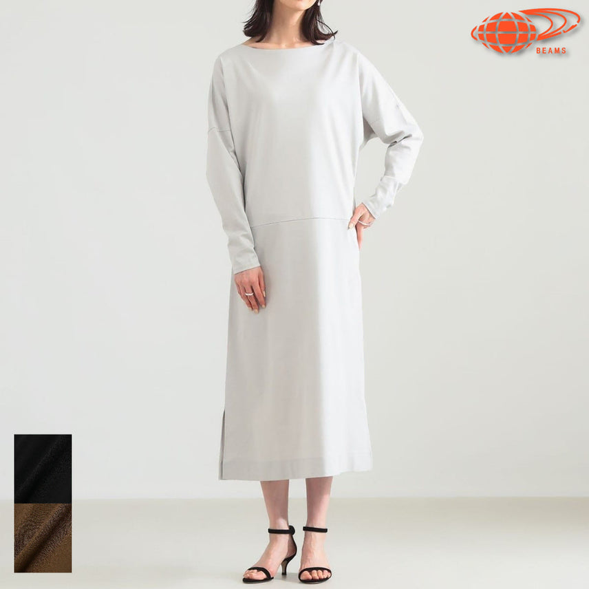 [BUNJANG] BEAMS Demi-Luxe Sloane Long Sleeve Dress / 빔즈 데미럭스 별주 슬론 롱 슬리브 긴팔 원피스 3컬러