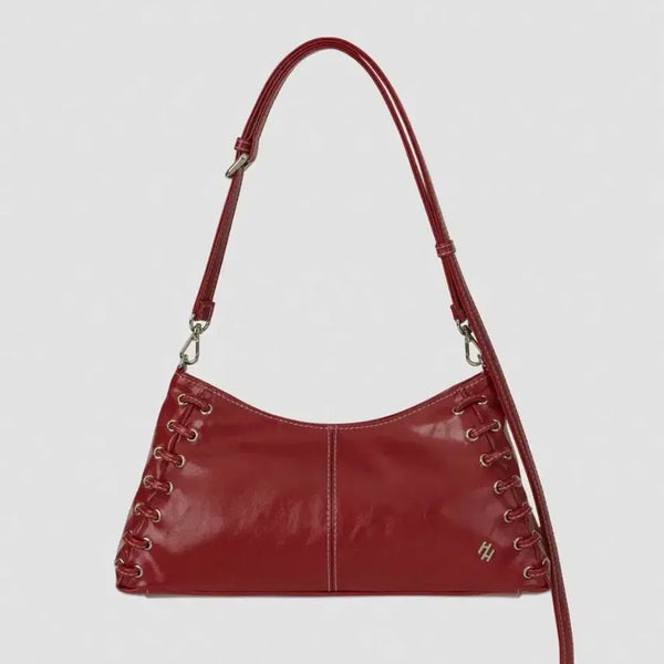[BUNJANG] KHIHO Eyelet Detail Bag Red / [택포](체인O) 기호 아일렛 디테일 백 레드