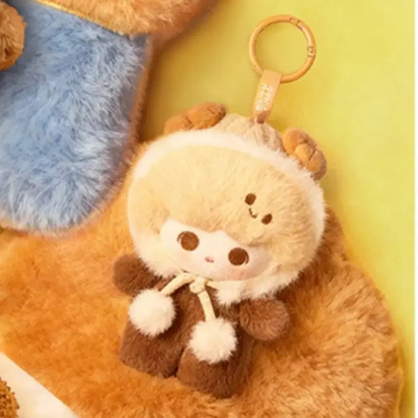 [BUNJANG] Pop Mart Dimoo Fluffy & Cozi Series Woolly Baa-Baa Plush Keychain / 팝마트 팝빈 플러피&코지 시리즈 디무 인형 키링