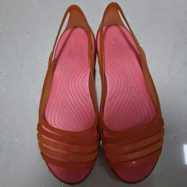 [BUNJANG] Crocs Women's Sandals Orange Pink / 여성 크록스 샌들 오렌지 핑크