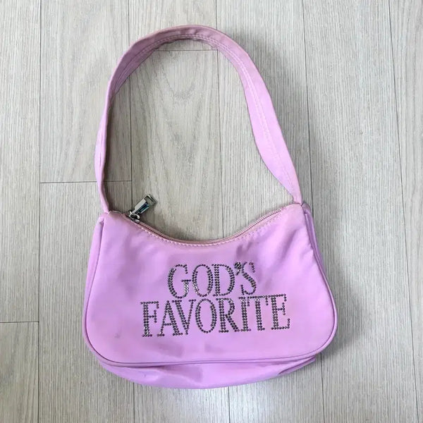 [BUNJANG] Praying Pink Shoulder Bag / praying 가방 핑크 숄더백 여자 여성 백 빈티지 갸루 지뢰계 양산형 서브컬쳐
