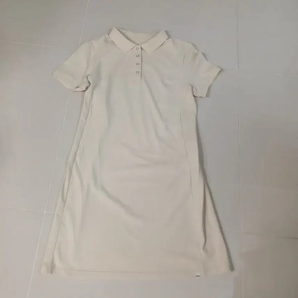 [BUNJANG] Andar Ivory Polo Dress / 안다르  아이보리 폴로 원피스