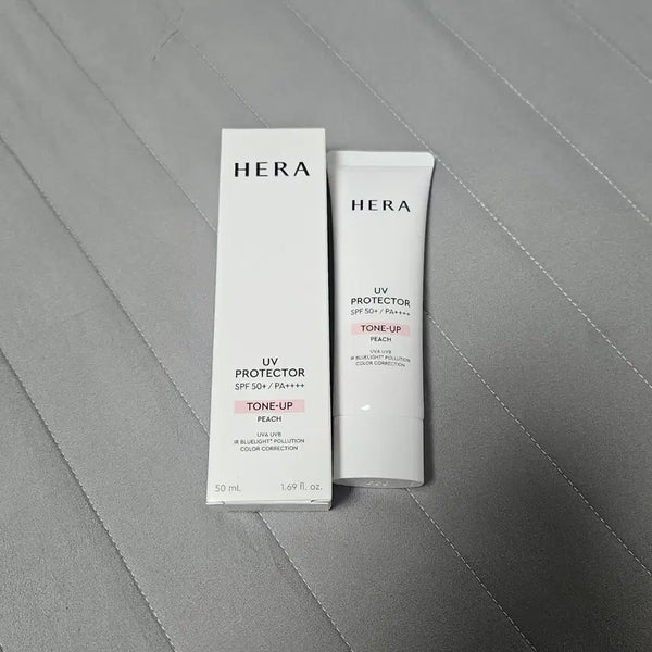 [BUNJANG] Hera UV Protector Tone-Up Peach SPF 50+ PA++++ 50ml / 헤라 UV 프로텍터 톤업 피치 50ml