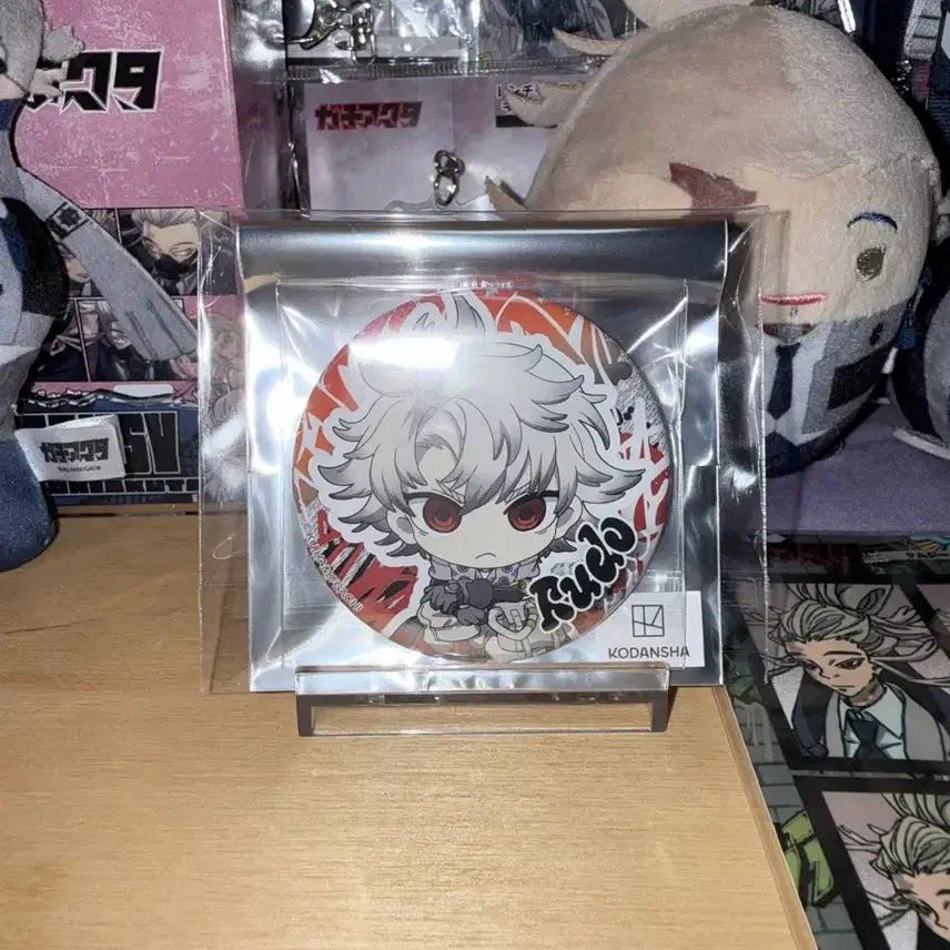 [BUNJANG] Valkiria Angra City Candy Badge Rudo / 가치아쿠타 앙그라시티 캔 뱃지 루도
