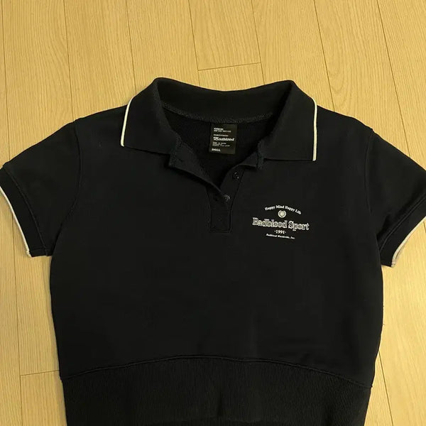 [BUNJANG] Bad Blood Short Sleeve Polo T-Shirt Navy S / 배드블러드 반팔