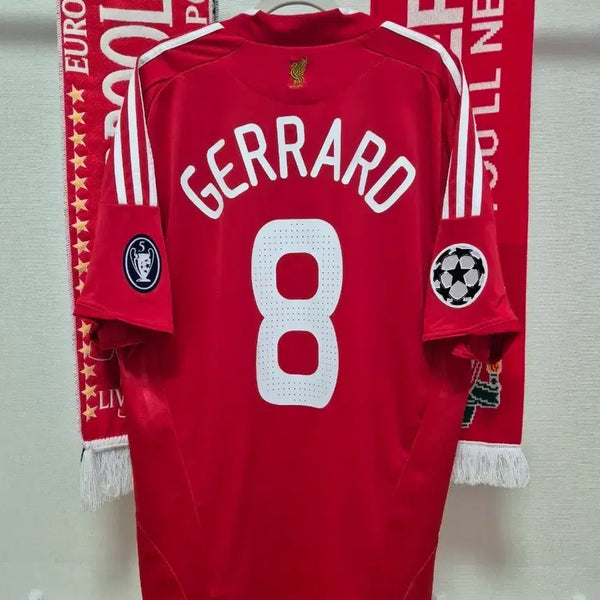 [BUNJANG] Liverpool 08-10 Gerrard Champions League Full Patch Jersey (Overseas L) / [S급, 해외L] 리버풀 08-10 제라드 챔스 풀패치