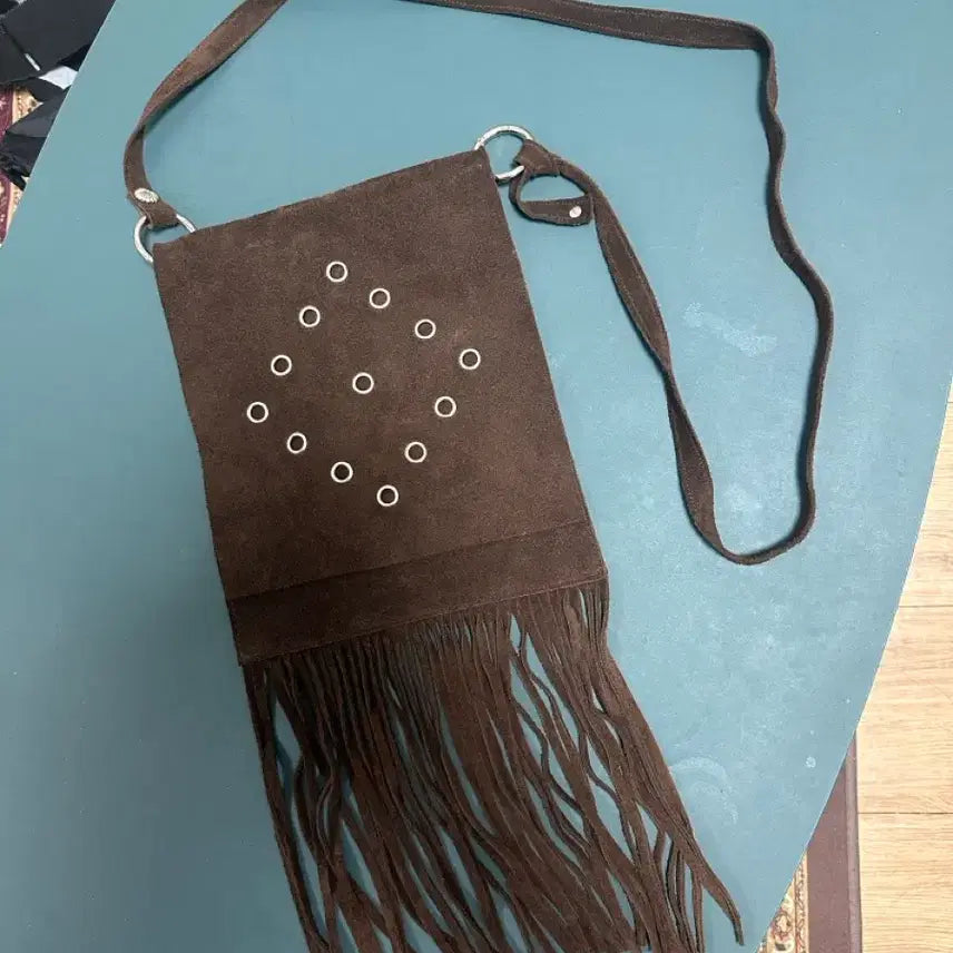 [BUNJANG] BonRoue Suede Shoulder Bag / 본로우 백