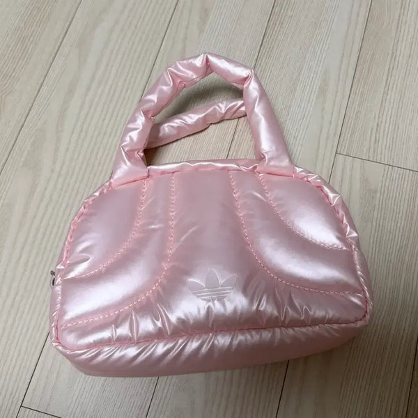 [BUNJANG] Adidas Pink Padded Bag / 아디다스 핑크 패딩백 가방