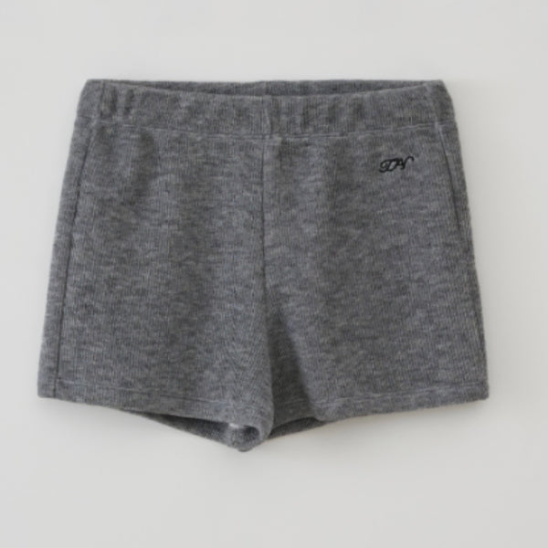 [BUNJANG] Thanat Cozy Knit Shorts Gray / 타낫 코지 니트 쇼츠 그레이