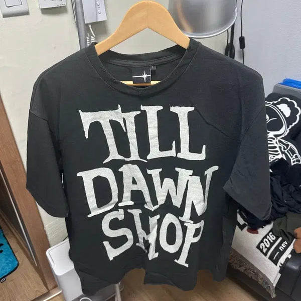 [BUNJANG] Tilden Black Logo T-Shirt / 틸던 반팔티