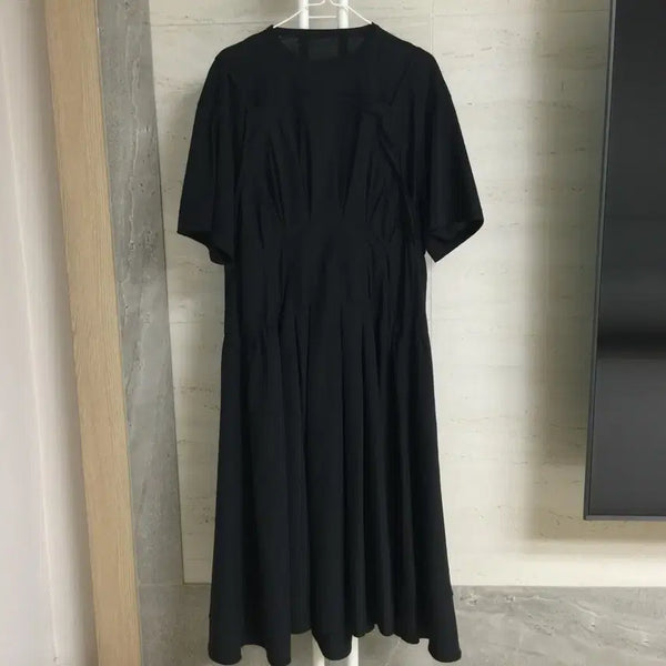 [BUNJANG] System Layered Long Dress Black / SYSTEM 시스템 22 레이어드 롱 원피스 55