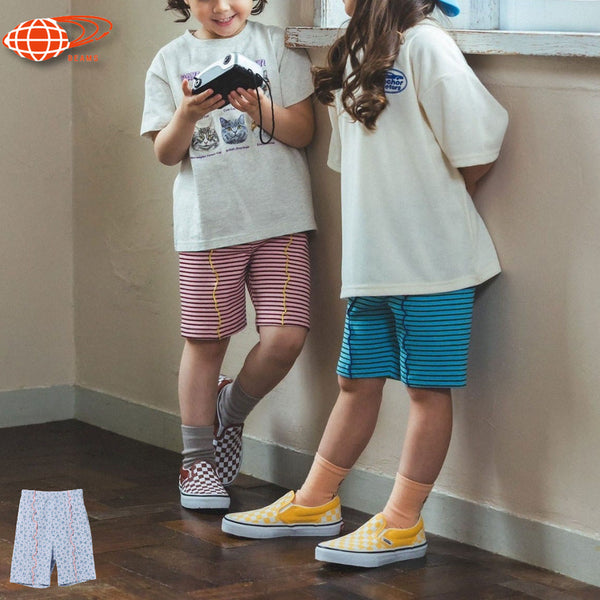 [BUNJANG] BEAMS Mini Kids Half Leggings Shorts (3 Colors) / 빔즈 미니 하프 레깅스 팬츠 키즈 반바지 3컬러