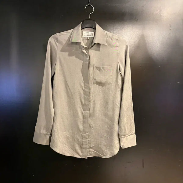 [BUNJANG] Maison Margiela Grey Pocket Shirt / 메종마르지엘라 그레이 포켓 셔츠