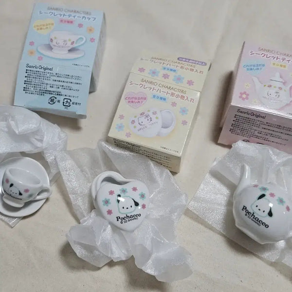 [BUNJANG] Sanrio Pochacco Miniature Tableware Collection / 산리오 미니어처 식기 컬렉션 포차코